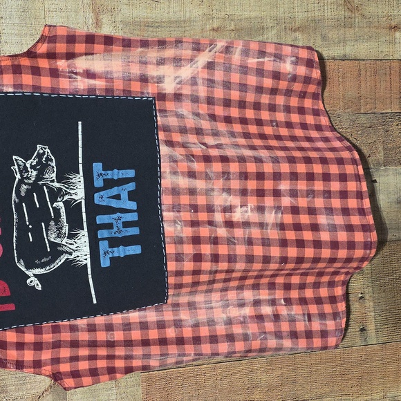 Upcycled Casual Button Down Shirt Unisex - Picture 5 of 7